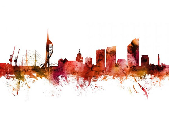 PHOTOWALL / Portsmouth England Skyline (e311866)