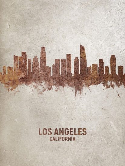 PHOTOWALL / Los Angeles California Rust Skyline (e312133)