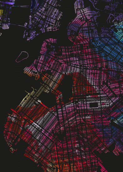 PHOTOWALL / New York in USA - Map (e313267)