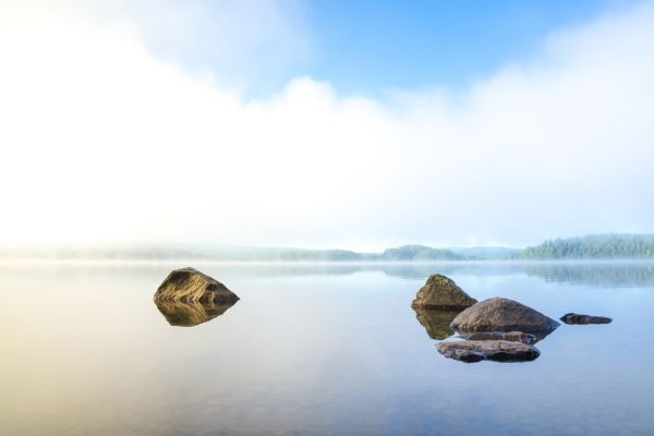 PHOTOWALL / Fog Over the Lake (e315843) | 輸入壁紙専門店 WALPA