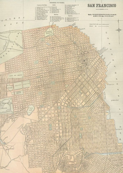 PHOTOWALL / San Francisco Map (e316456)