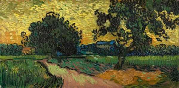 PHOTOWALL / Landscape at Twilight - Vincent Van Gogh (e317057