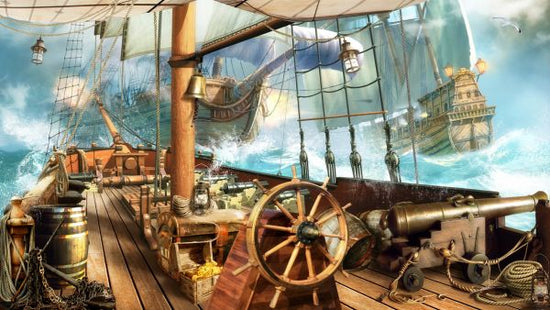 PHOTOWALL / Ship on Stormy Sea (e317421)