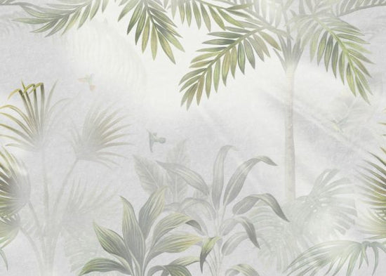 PHOTOWALL / Foggy Jungle - Olive (e317747)