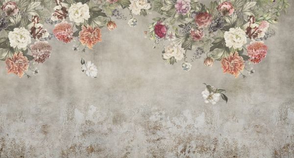 PHOTOWALL / Vintage Flower Wall (e317894) | 輸入壁紙専門店 WALPA