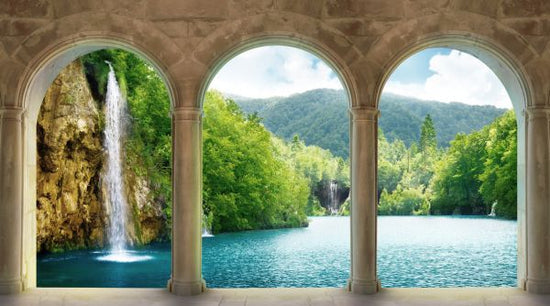 PHOTOWALL / Waterfall behind Vault (e317663)