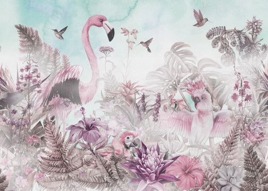 PHOTOWALL / Giant Flamingo - Pink (e318422)