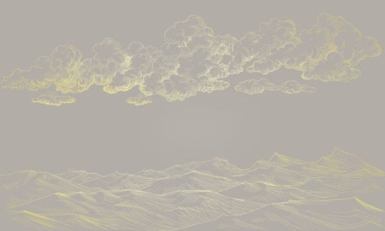PHOTOWALL / Between Clouds and Earth - Beige (e318441)