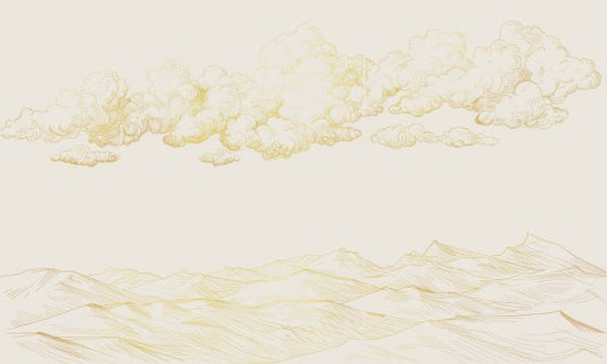 PHOTOWALL / Between Clouds and Earth - Soft Beige (e318443)