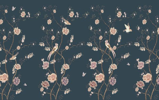 PHOTOWALL / Floraison Chinoiserie - Dark (e318842)