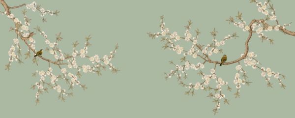 PHOTOWALL / Brushwood - Emerald (e318846) | 輸入壁紙専門店 WALPA