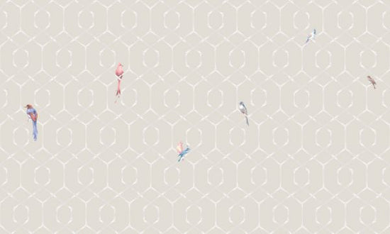 PHOTOWALL / Scalet´s Bamboo Web - Powder Pink (e319262)