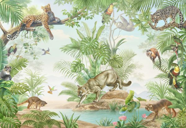 パンダデザイン壁掛け61✖️130 PHOTOWALL / Jungle Hangout (e319240) | 輸入壁紙専門店 WALPA – WALPA.jp