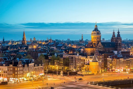 PHOTOWALL / Amsterdam Skyline at Night (e318121)