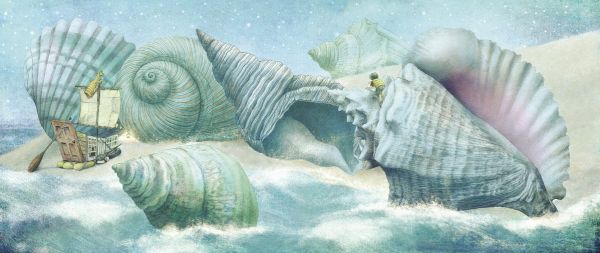 これからの季節にぴったり 海の風景 シルバーのフレーム