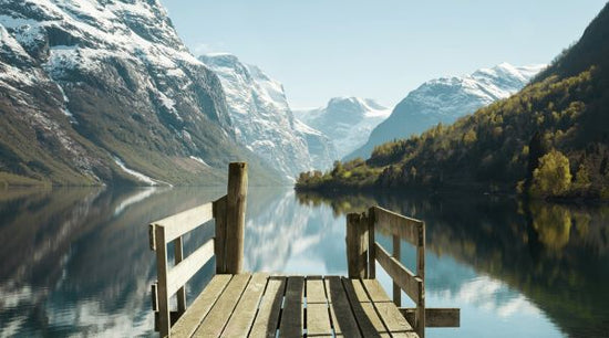 PHOTOWALL / Wooden Pier at the Lake (e318143)