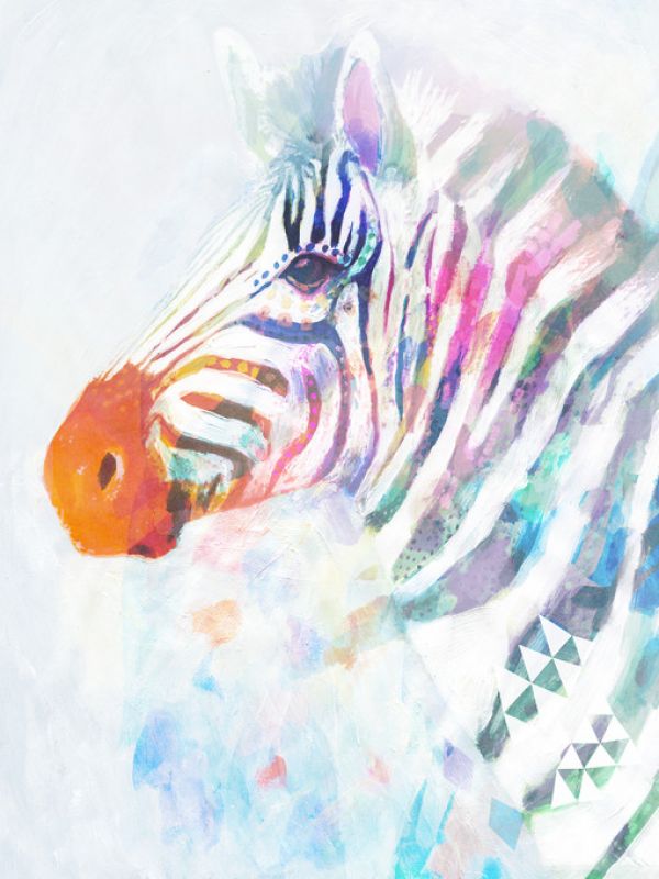 PHOTOWALL / Fluorescent Zebra (e320360) | 輸入壁紙専門店