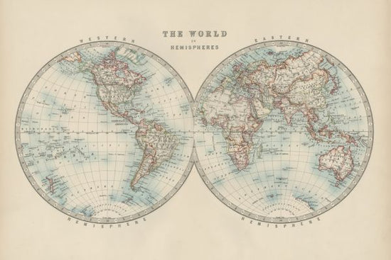 PHOTOWALL / Johnstons World in Hemispheres (e320407)