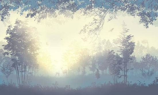 PHOTOWALL / Deers in Forest (e321156)