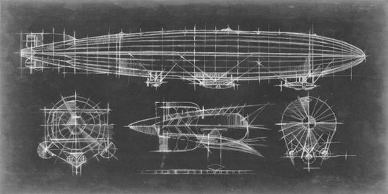 PHOTOWALL / Airship Blueprint (e320160)