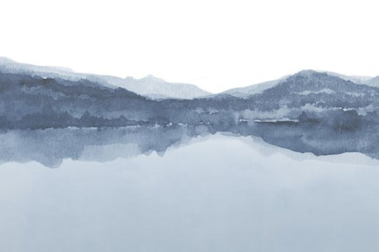 PHOTOWALL / Watercolor Landscape III - Shades of Blue (e321171)