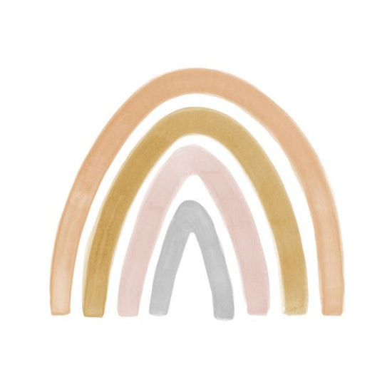 PHOTOWALL / Watercolor Rainbow Orange and Gray (e321187)