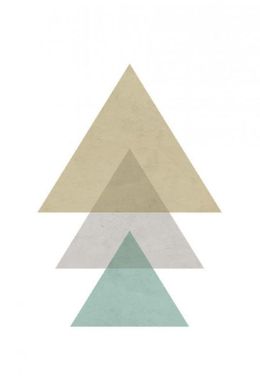 PHOTOWALL / Triangles - Aqua (e321193)