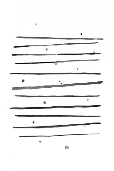 PHOTOWALL / Watercolor Lines and Dots I (e321216)