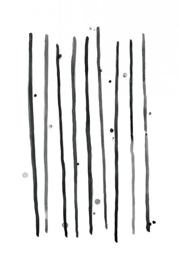 PHOTOWALL / Watercolor Lines and Dots II (e321217)