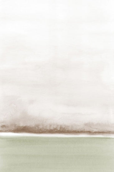 PHOTOWALL / Watercolor landscape IX - Soft Olive and Sepia (e321247)