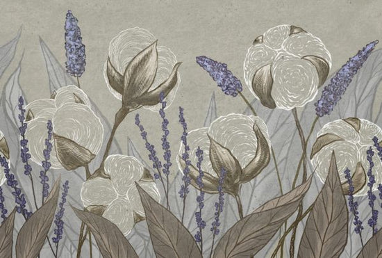 PHOTOWALL / Cotton Flowers III (e321912)