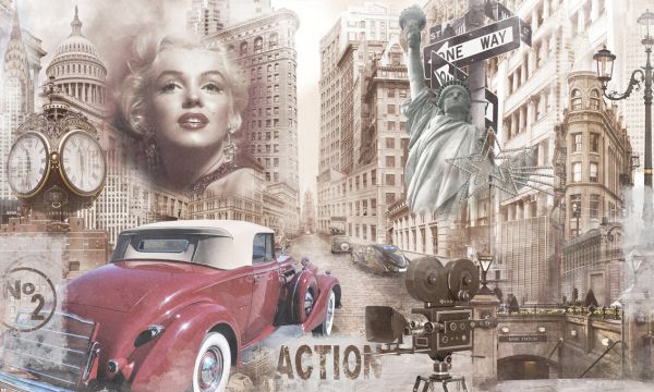 PHOTOWALL / Wondrous Fifties (e321934) | 輸入壁紙専門店 WALPA
