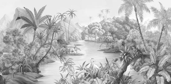 PHOTOWALL / Tangled Jungle II - Grayscale (e322235)