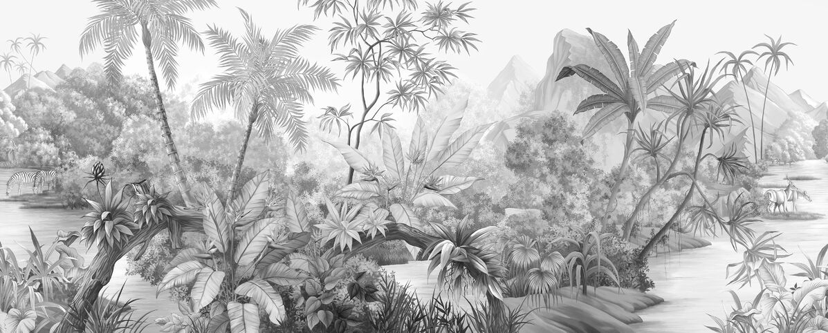 PHOTOWALL / Tangled Jungle - Bw (e322238) | 輸入壁紙専門店