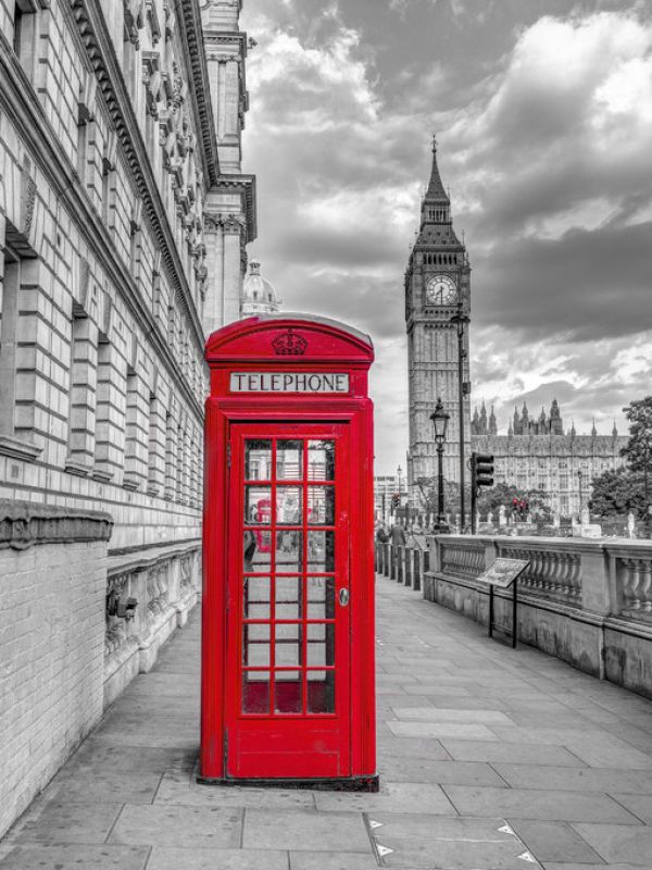 PHOTOWALL / London Phone Booth (e321097) | 輸入壁紙専門店 WALPA