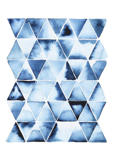 PHOTOWALL / Blue Triangles (e322885)