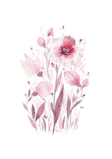 PHOTOWALL / Delicate Pink Flowers (e322921)