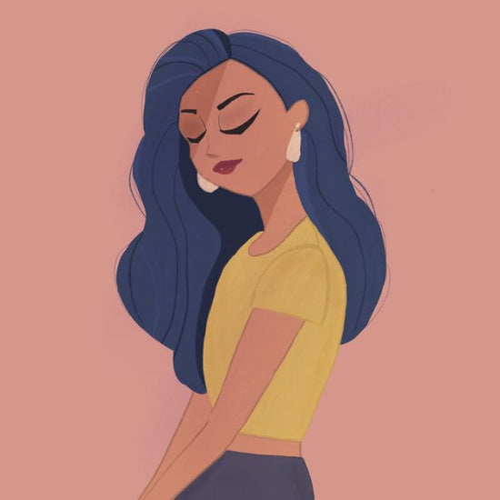 PHOTOWALL / Blue Hair (e322980)