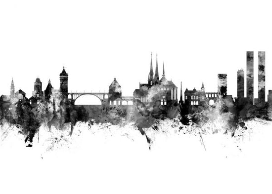 PHOTOWALL / Luxembourg City Skyline (e318544)