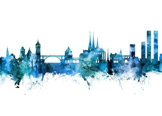 PHOTOWALL / Luxembourg City Skyline (e318572)