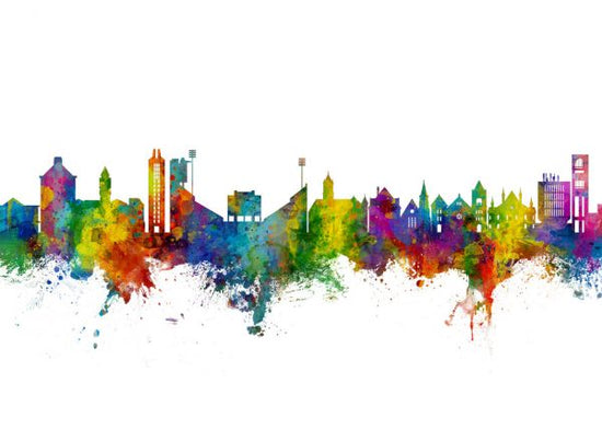 PHOTOWALL / Lawrence Kansas Skyline (e319290)