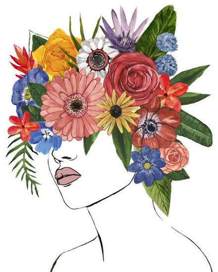PHOTOWALL / Flower Lady (e321379)