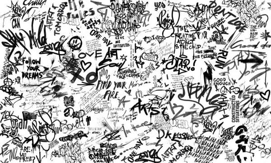 PHOTOWALL / Street Art Poetry - Bw (e323714)