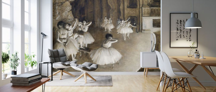 PHOTOWALL / Ballet Rehearsal on Stage - Infographics (e322107)