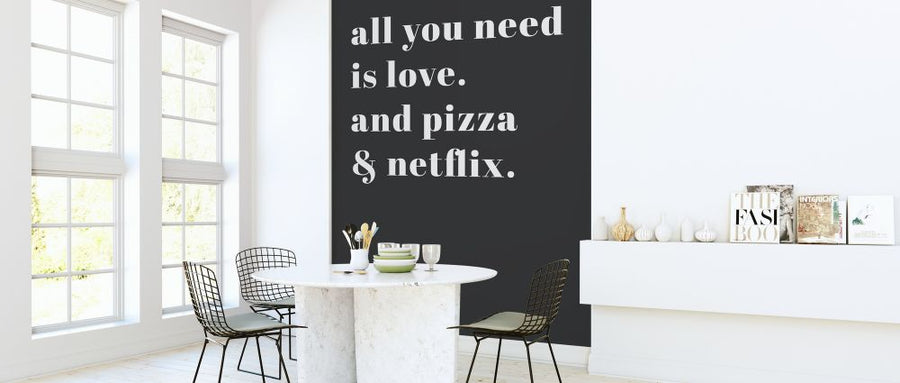PHOTOWALL / All you Need is Love and Pizza and Netflix (e323290)