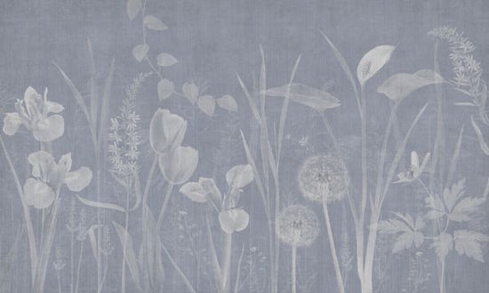 PHOTOWALL / Dandelion Field - Blue (e325245)