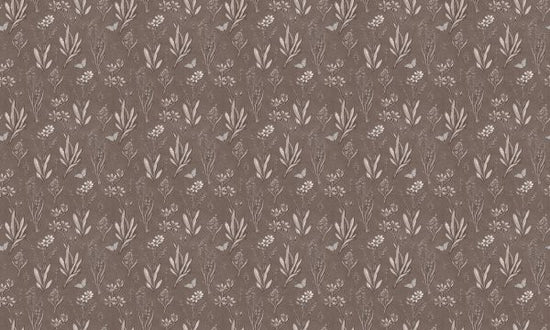 PHOTOWALL / Flowered Blossoms - Choco (e325489)