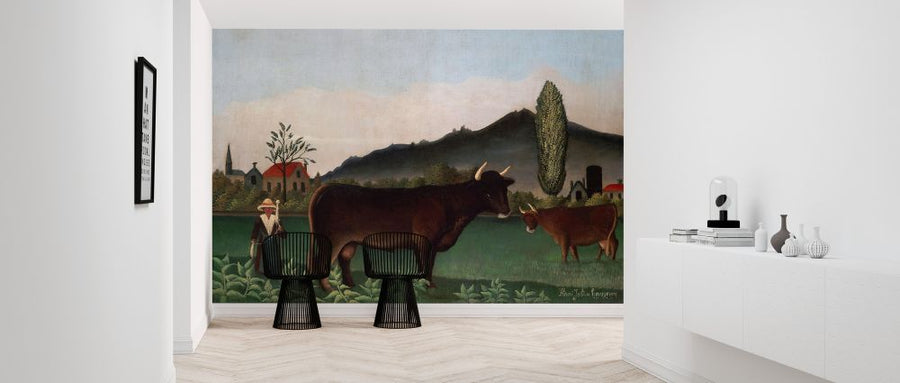 PHOTOWALL / Landscape with Cattle - Infographics (e322280)
