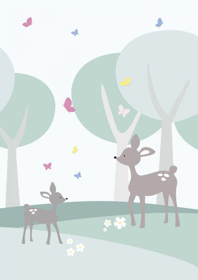 PHOTOWALL / Deer World - Green (e325955)