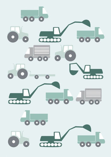 PHOTOWALL / Heavy Vehicles - Green (e325959)